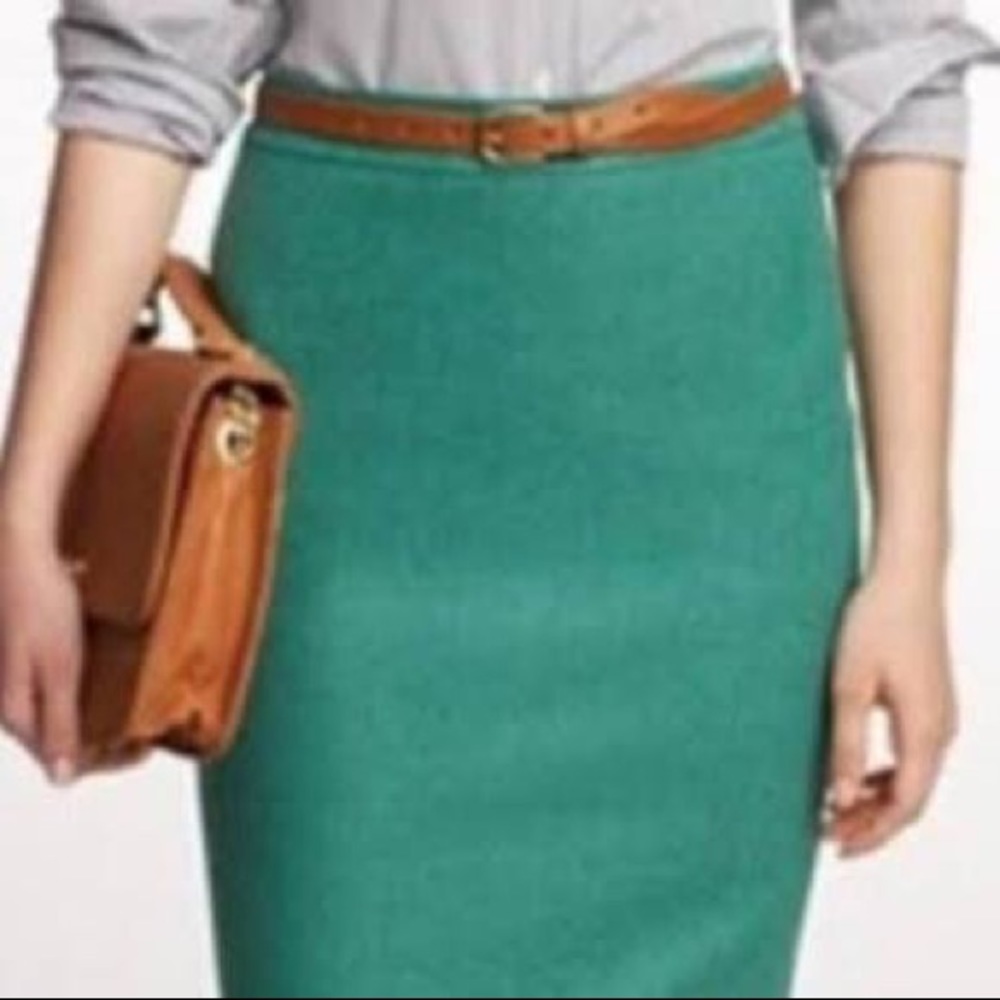 J. Crew Wool Pencil Skirt